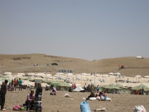イラクのシリア難民キャンプ　撮影ピースウィンズ・ジャパン