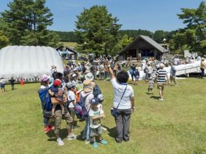 被災地の子どもたちを招待して開催された神石高原町での雪まつり